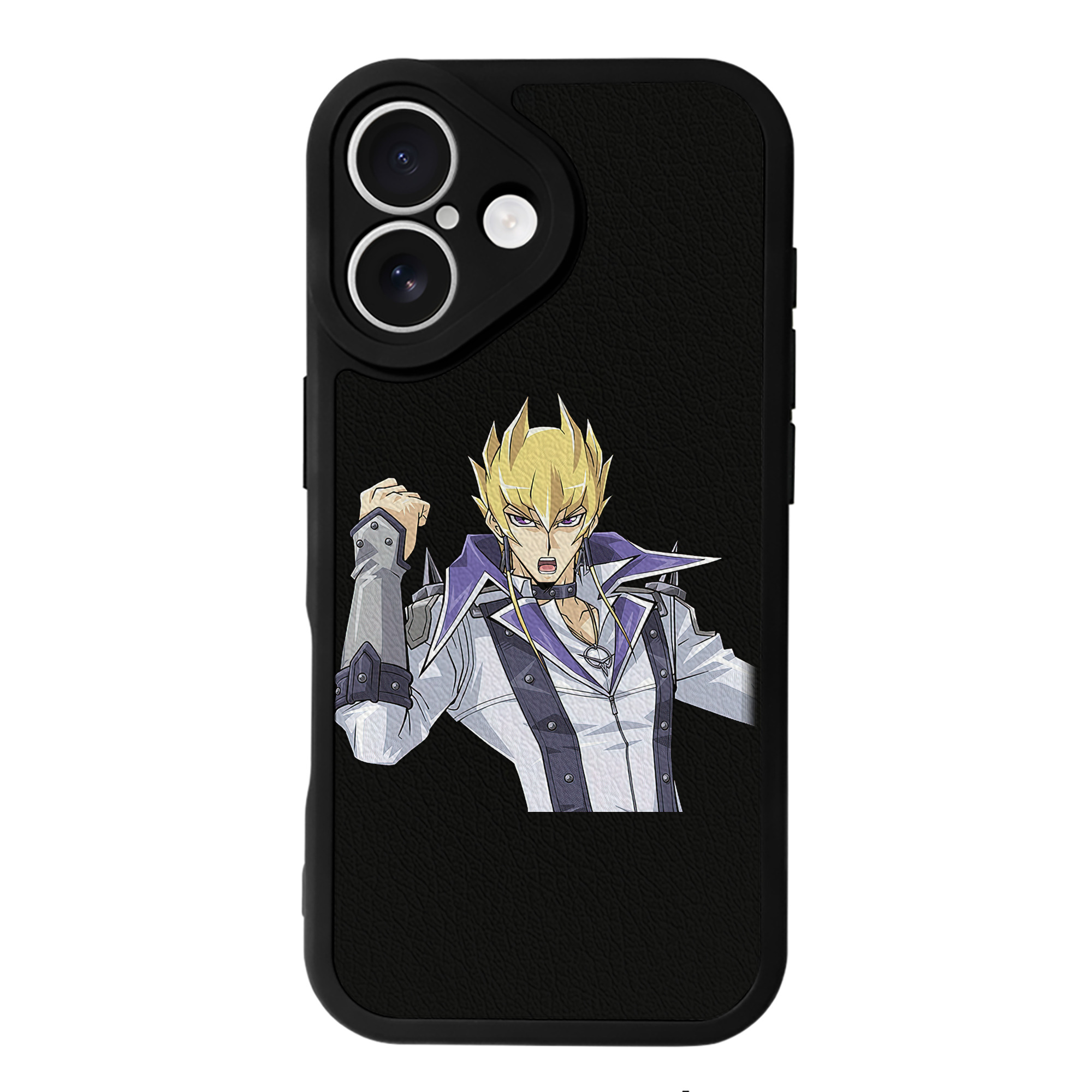 遊☆戯☆王 Yu-Gi-Oh! 【iPhone 16シリーズ対応】シリコンスマホケース（レザー調） 材質：シリコン